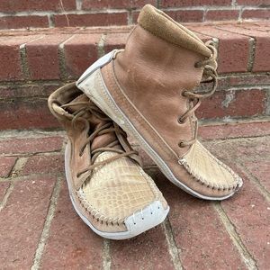 Handmade moccasin boots